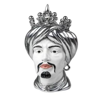 Testa Di Moro Sequenze Bianco Argento MM0102