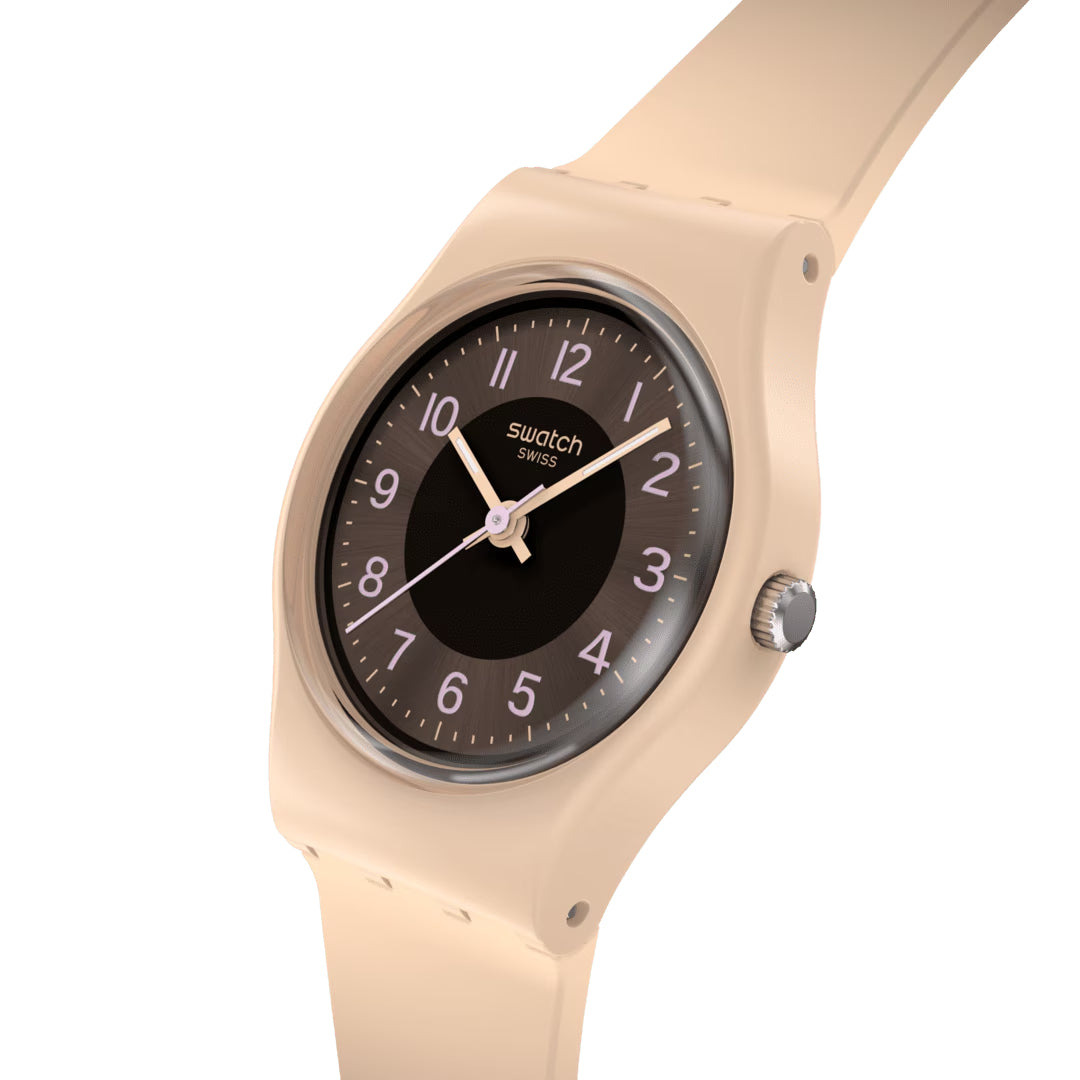 Orologio Donna Bambino Swatch ESPRESSO CHARM Marrone LT104