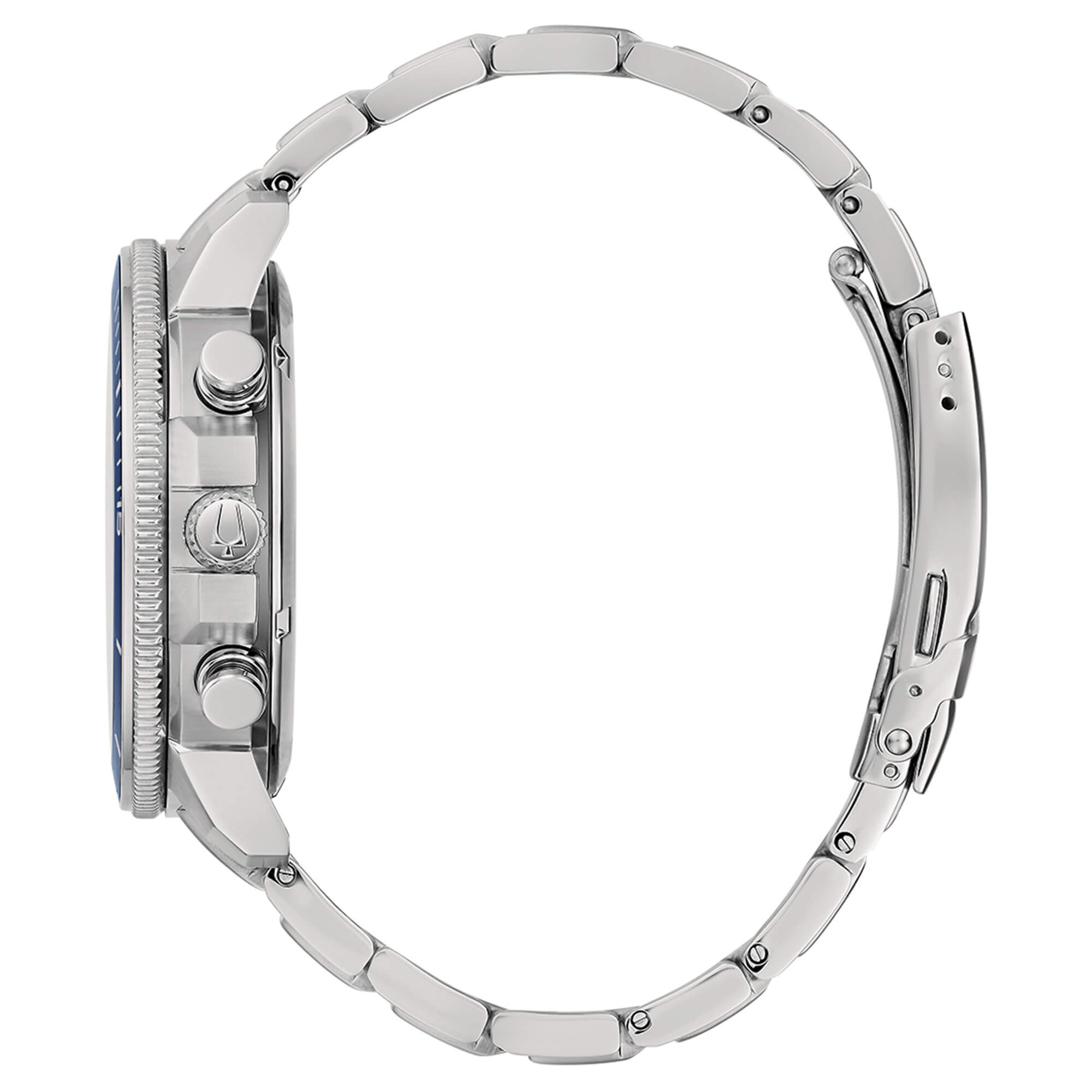 Orologio Uomo Bulova Quarzo Cronografo Marine Star Acciaio Data 96B380