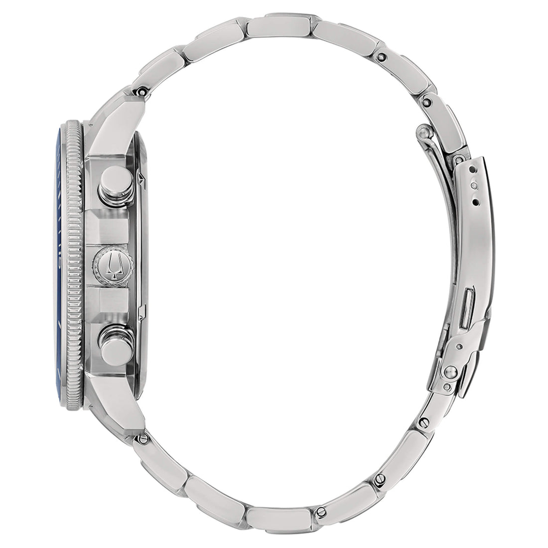 Orologio Uomo Bulova Quarzo Cronografo Marine Star Acciaio Data 96B380