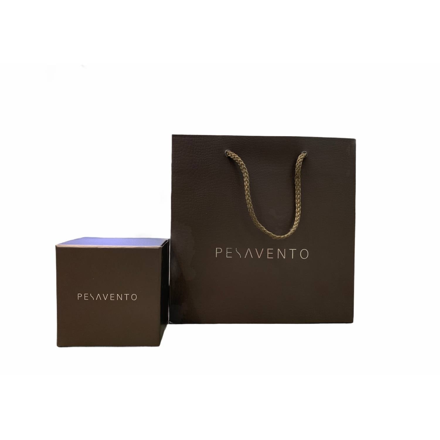 Collana Donna Pesavento Argento 925 Rosè Cuore Polvere di Sogni Marrone WPLVE1690