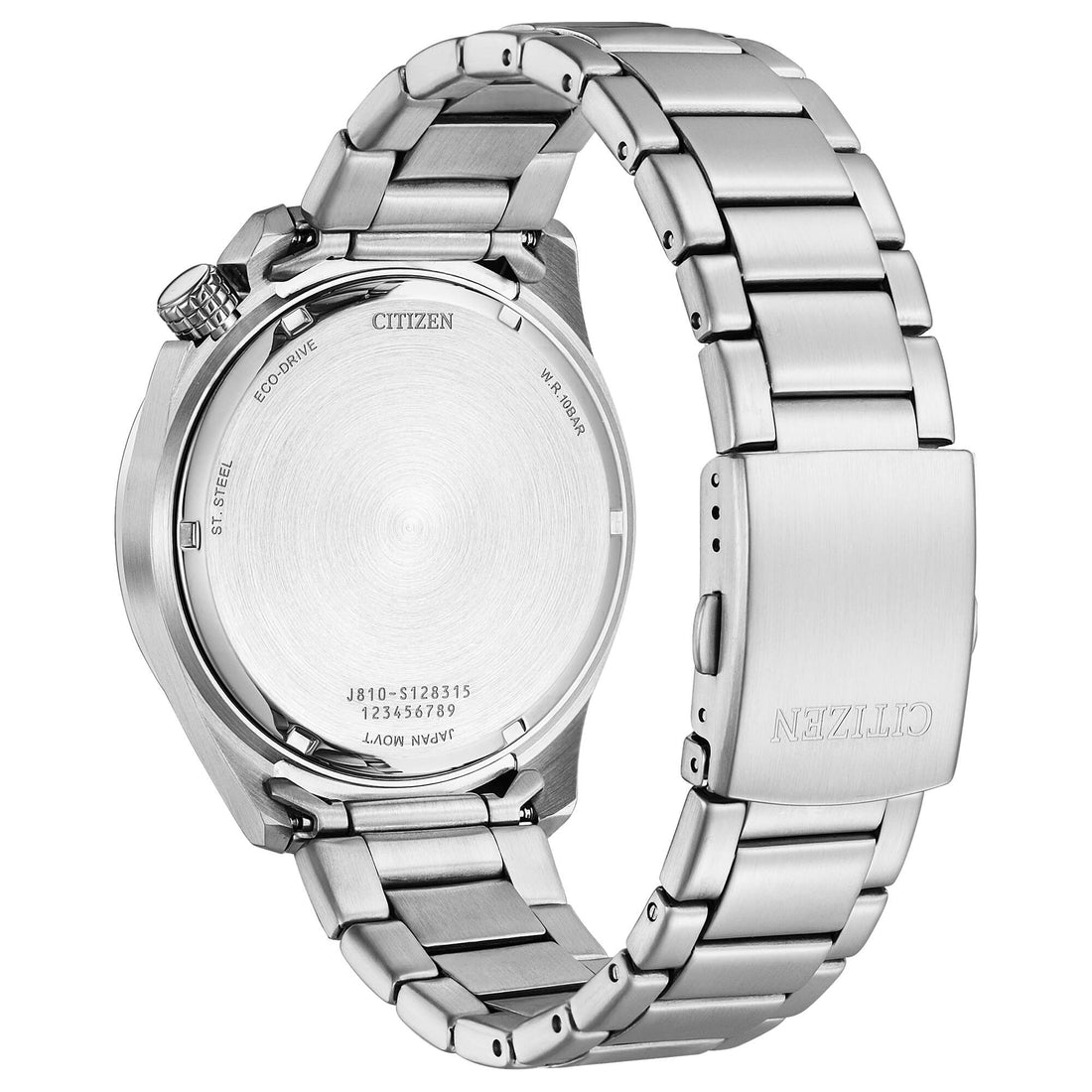 Orologio Uomo Citizen Seaplane Eco-Drive Acciaio Quarzo Data Nero AW1710-80E