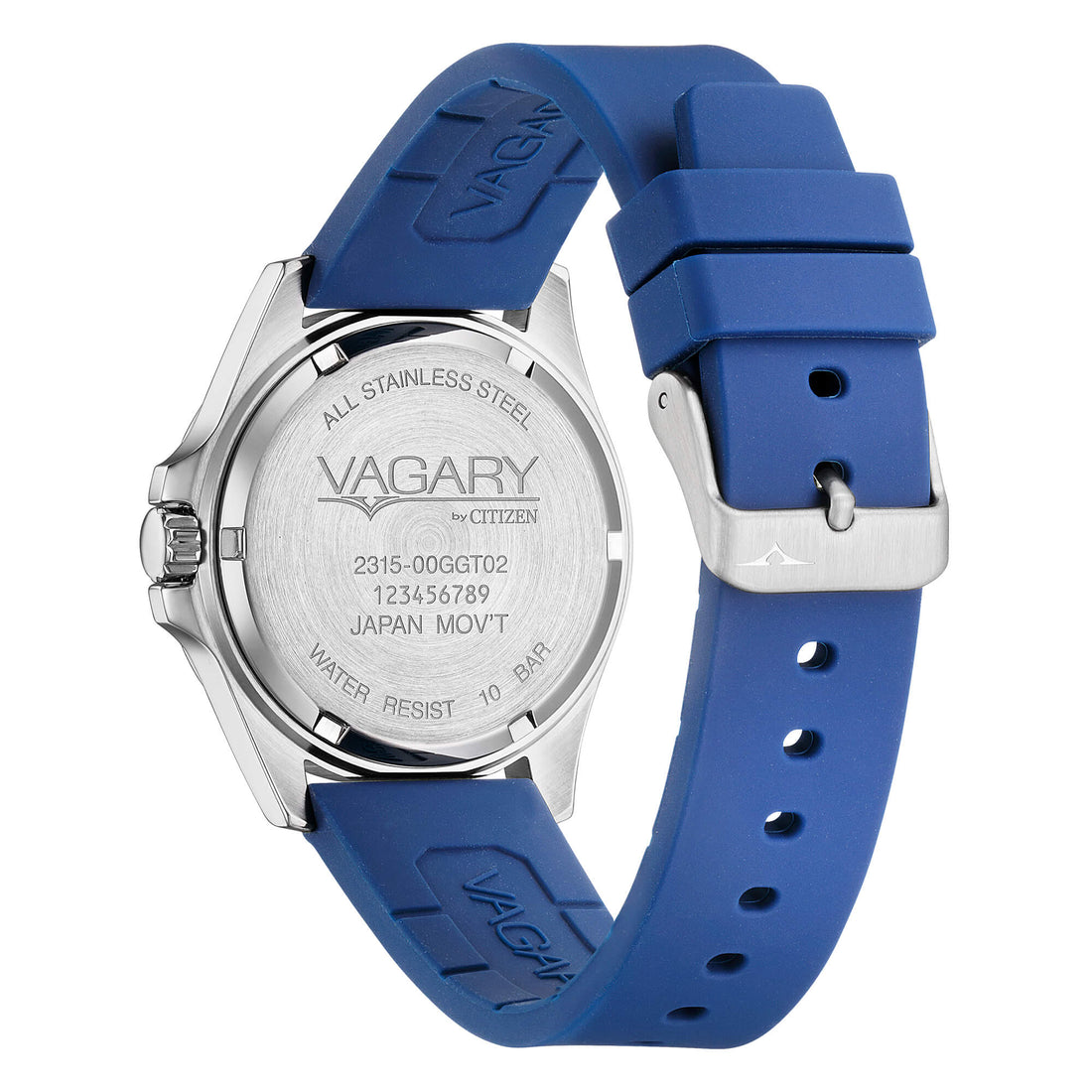Orologio Uomo Vagary By Citizen Quarzo Gomma Blu VD5-317-70