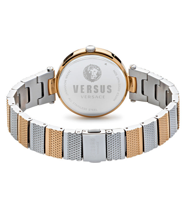 Orologio Donna Versus By Versace Quarzo Solo Tempo Acciaio Bicolore Leone Rosè VSP1G0821