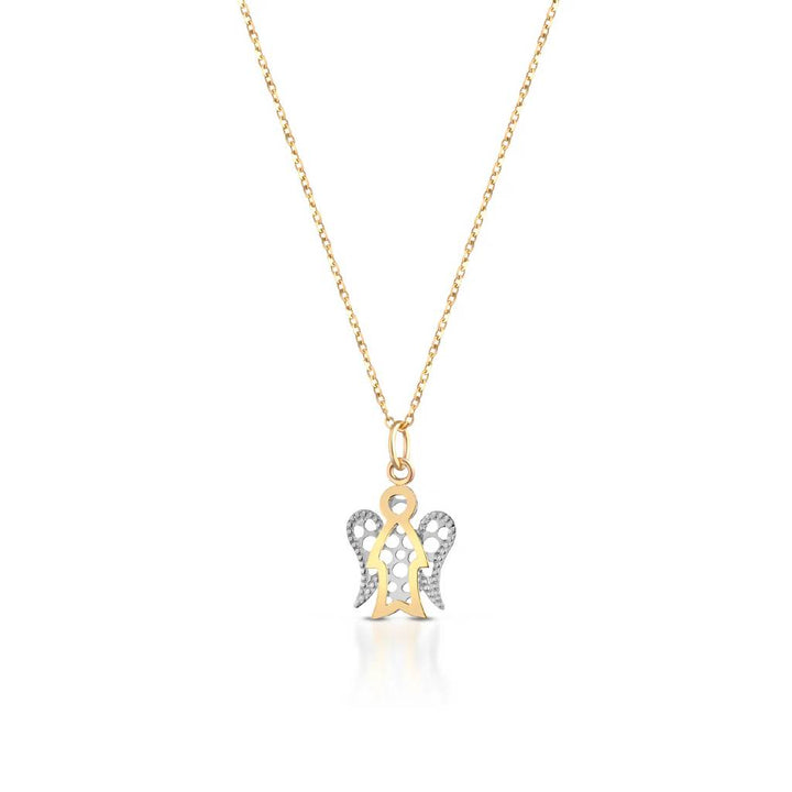 Collana Donna Roberto Giannotti Oro 9 KT Angelo Bicolore NKT393