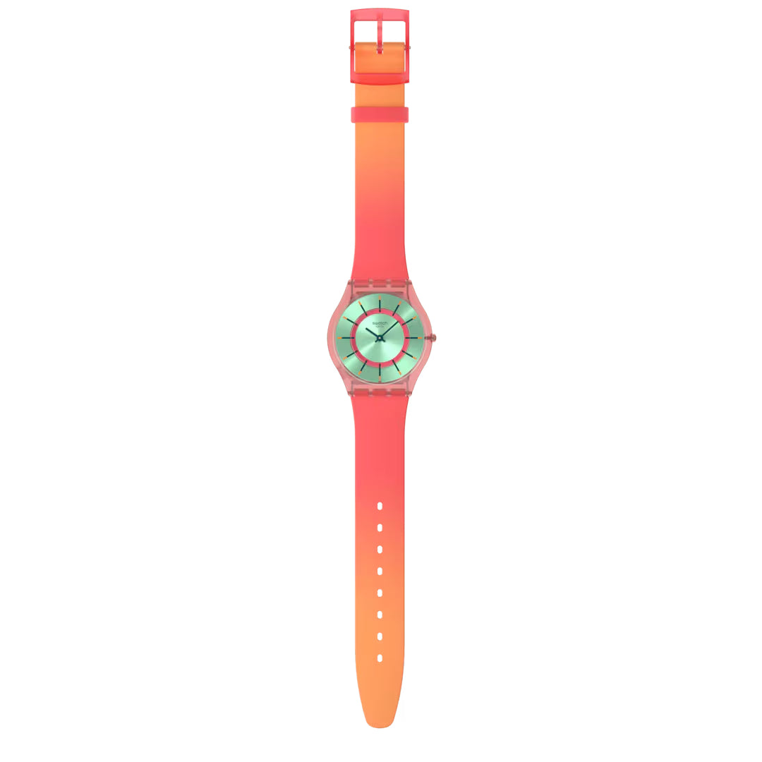 Orologio Unisex Swatch MINTY MANGO DREAM Skin Arancione SS08P111