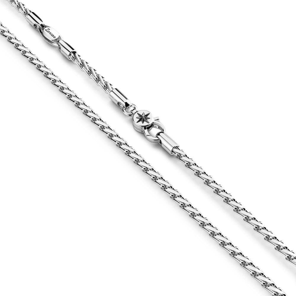 Collana Uomo Zancan Tennis Argento 925 Maglia Spigata EXC498-L-60