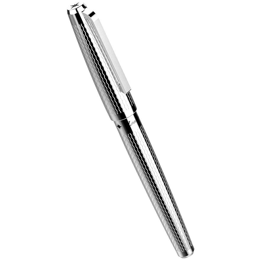 Penna Uomo Zancan Acciaio Sfera Tappo Avvitato HPN004