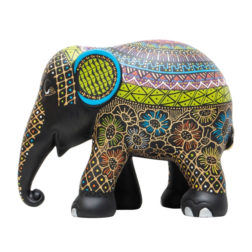 Scultura Elefante Onlylux Nima Nima 30 cm Resina Dipinto A Mano 8858831259140