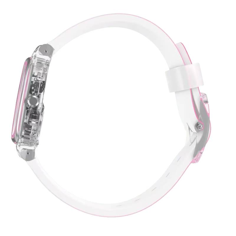 Orologio Donna Bambina Swatch Ultrafushia Quarzo Doppia Data Rosa GE719