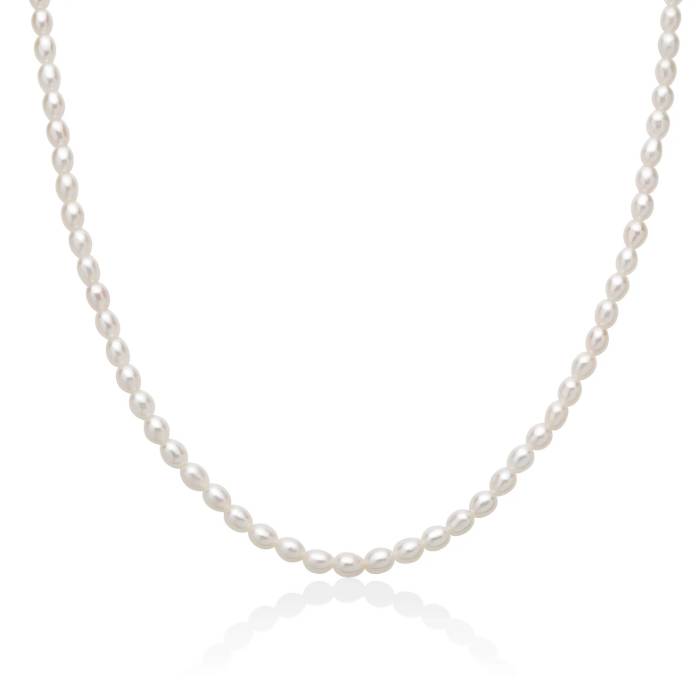Collana Donna Miluna Perle Pepite Argento PCL6661B