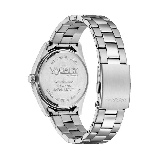 Orologio Uomo Vagary By Citizen Timeless Quarzo Acciaio Azzurro IB9-115-75