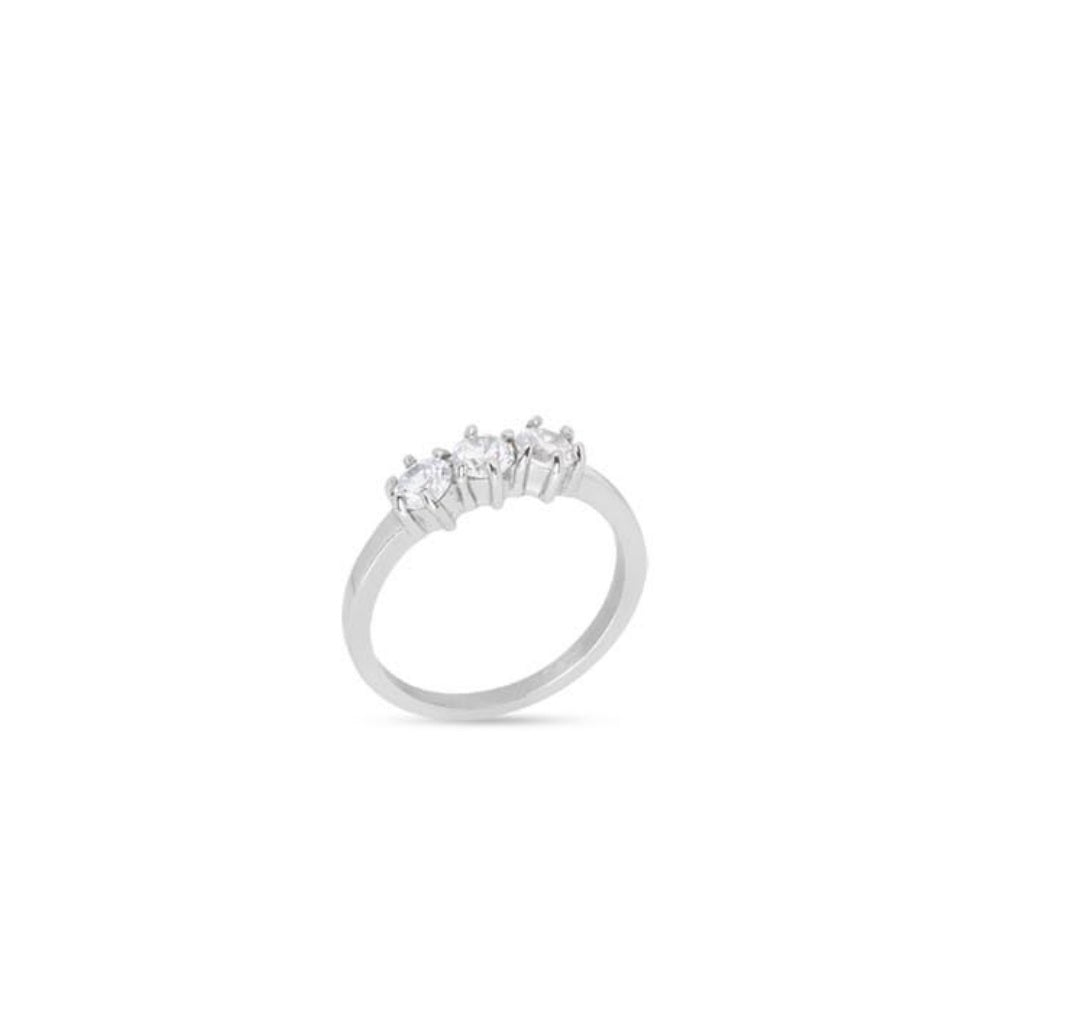 Anello Donna Liu Jo Acciaio modello trilogy LJ2574M14