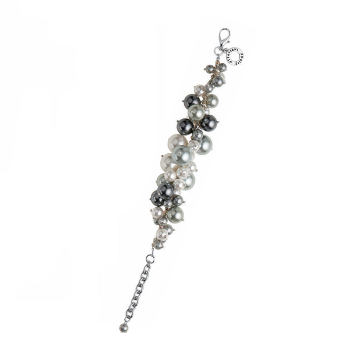 Bracciale Donna Ottaviani Perle Grigie Blu 501399B