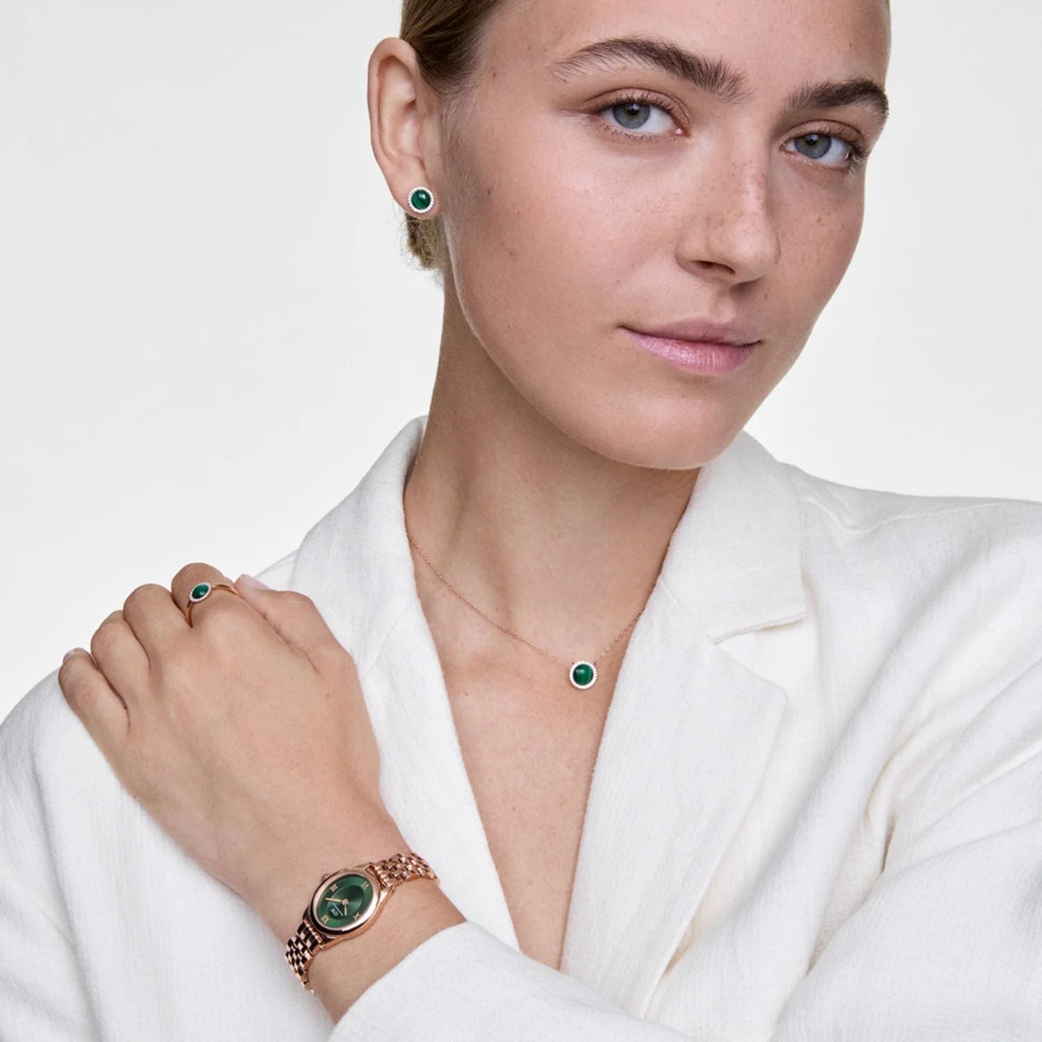 Orologio Donna Daniel Wellington Ophelia Mini Emerald Rose Gold DW00100806