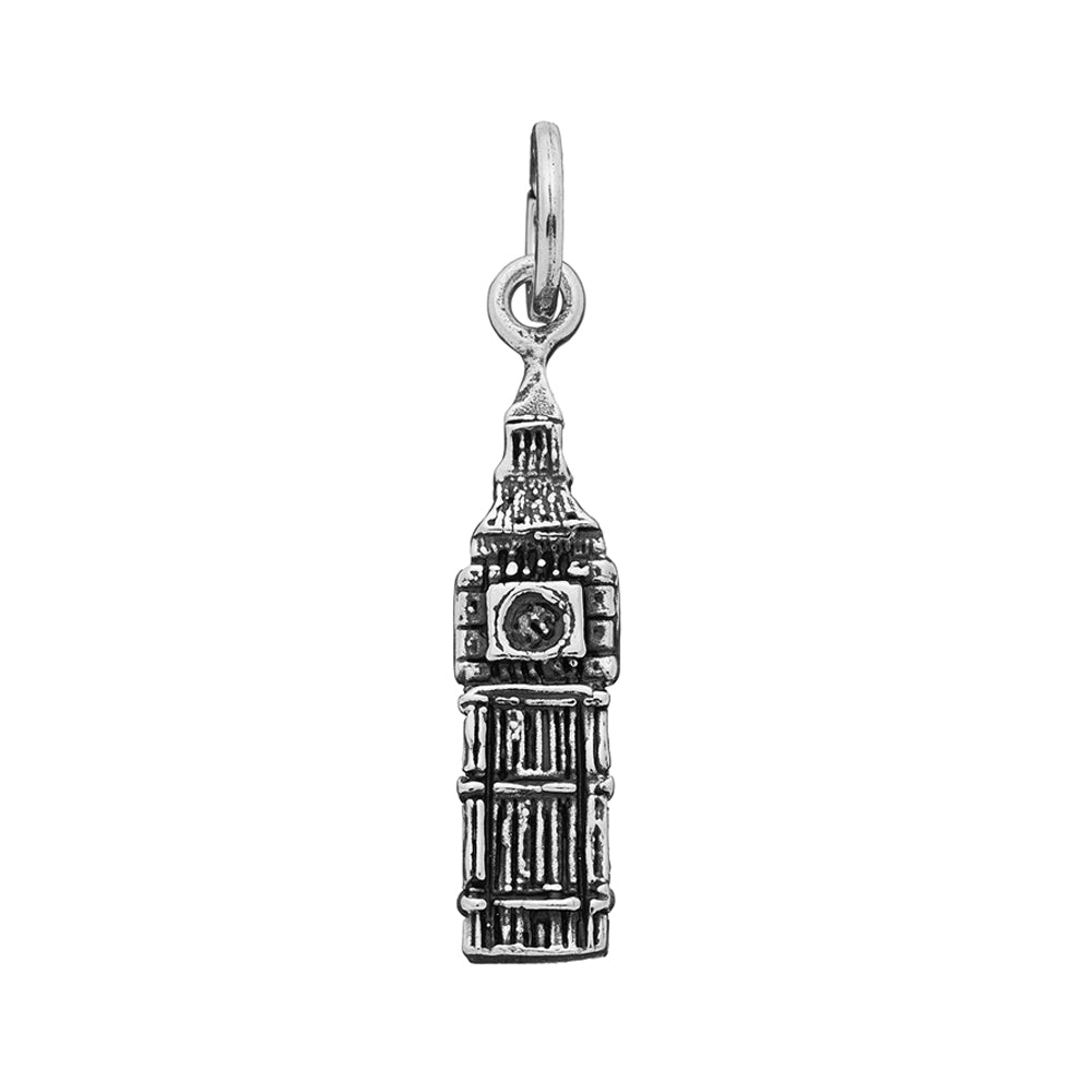 Charm Unisex Giovanni Raspini Argento 925 Big Ben Realizzato A Mano 09330