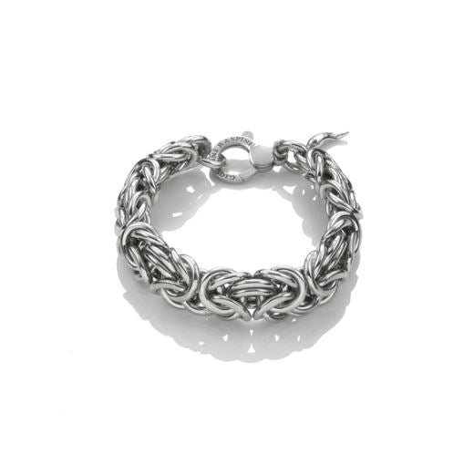 Bracciale Donna Giovanni Raspini Argento 925 Maglia Bizantina Media 10838