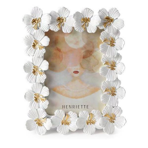 Cornice Henriette Petalo Chic Ostuni Bianco 13x18 cm D19395