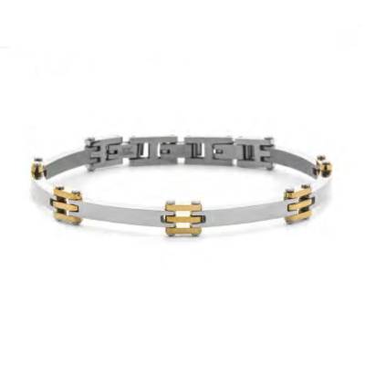 Bracciale Uomo 4US Cesare Paciotti Acciaio Oro Pvd 4UBR7889