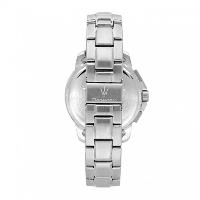 Orologio Uomo Maserati Successo Acciaio Quarzo Bianco Crono Data R8873621048