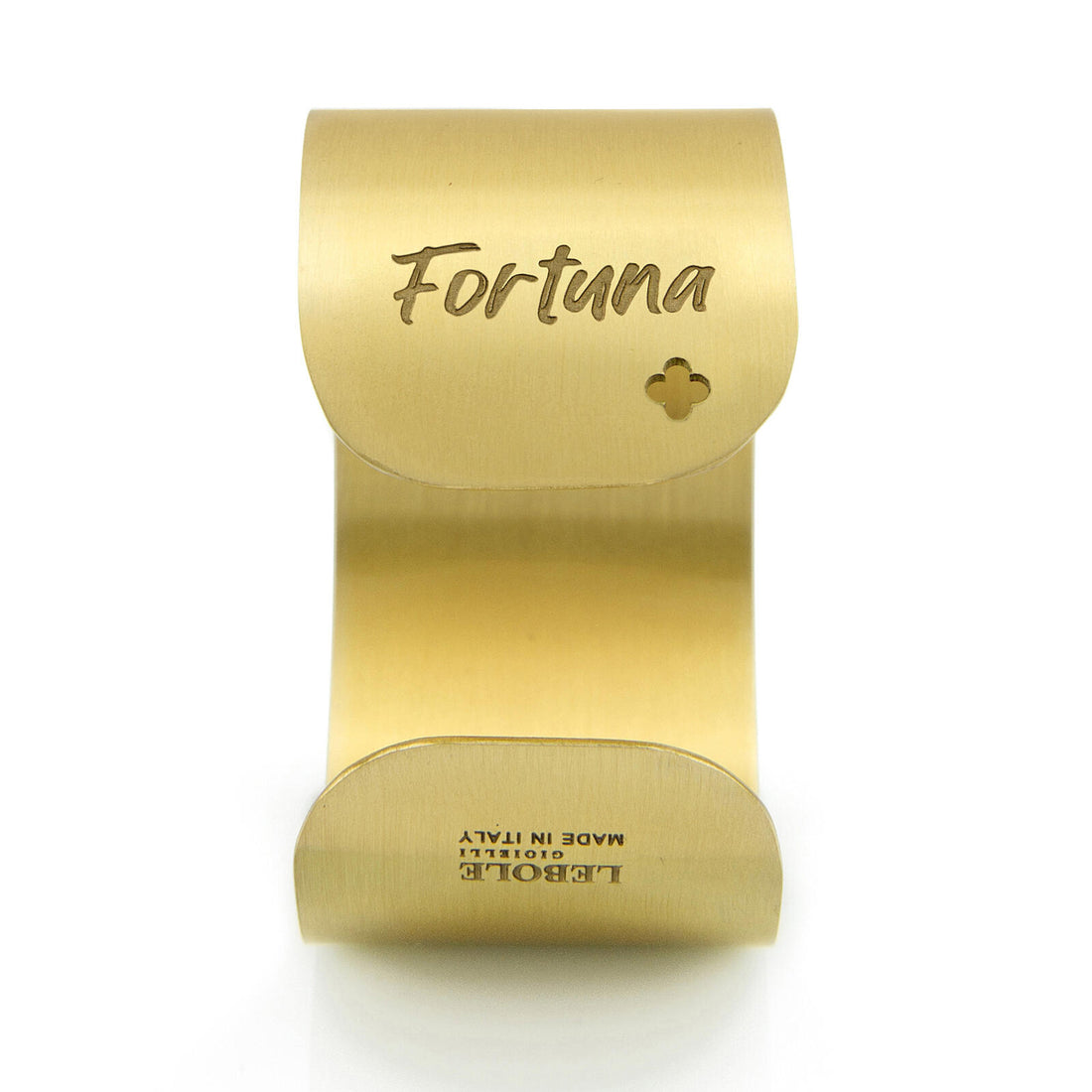 Bracciale Donna Lebole Kanji Rigido Medio Ottone Dorato Amicizia KJ Bra Fortuna