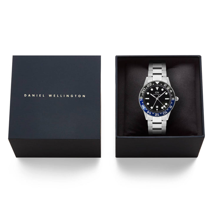 Orologio Uomo Daniel Wellington Iconic Link Black Blue Ceramic DW00100921