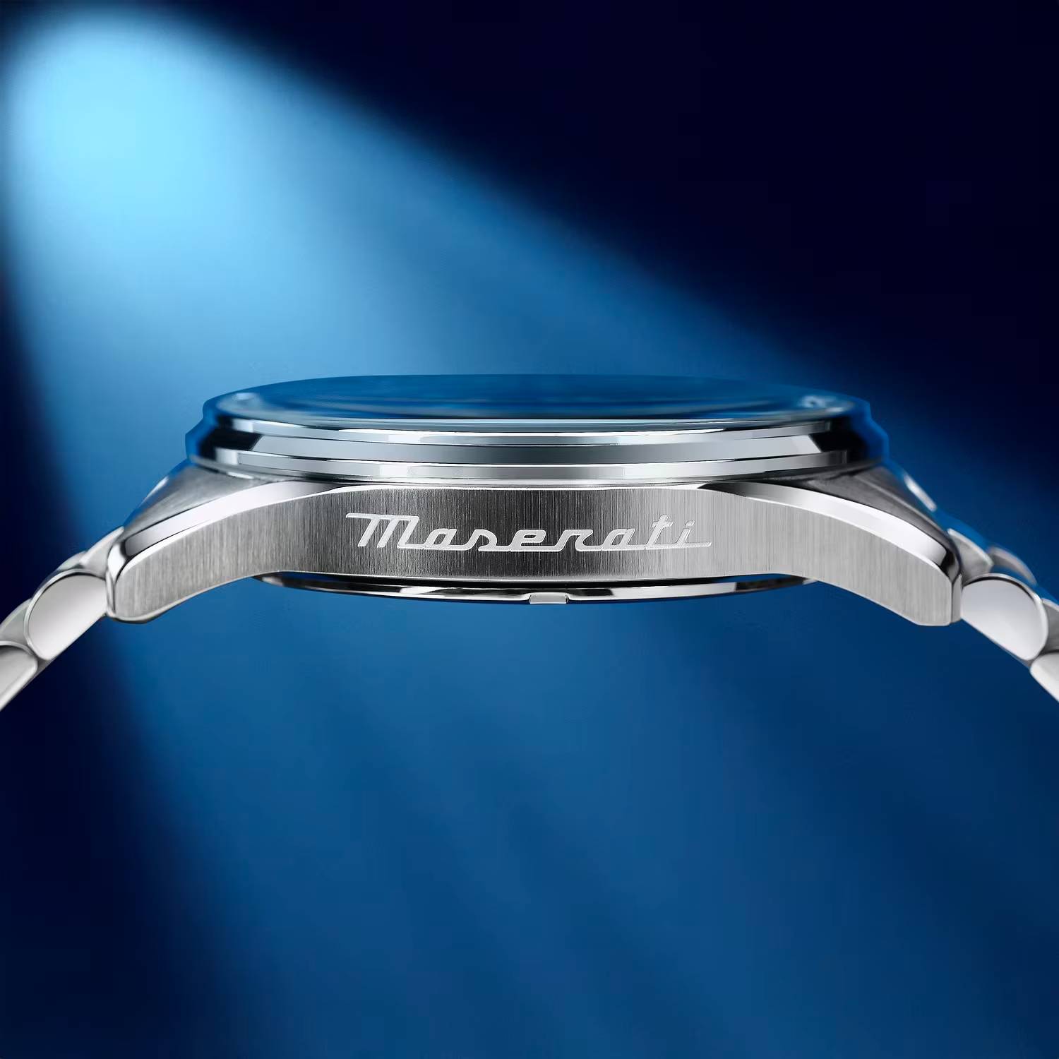 Orologio Uomo Maserati Acciaio Solo Tempo Quarzo Blu Data R8853124004