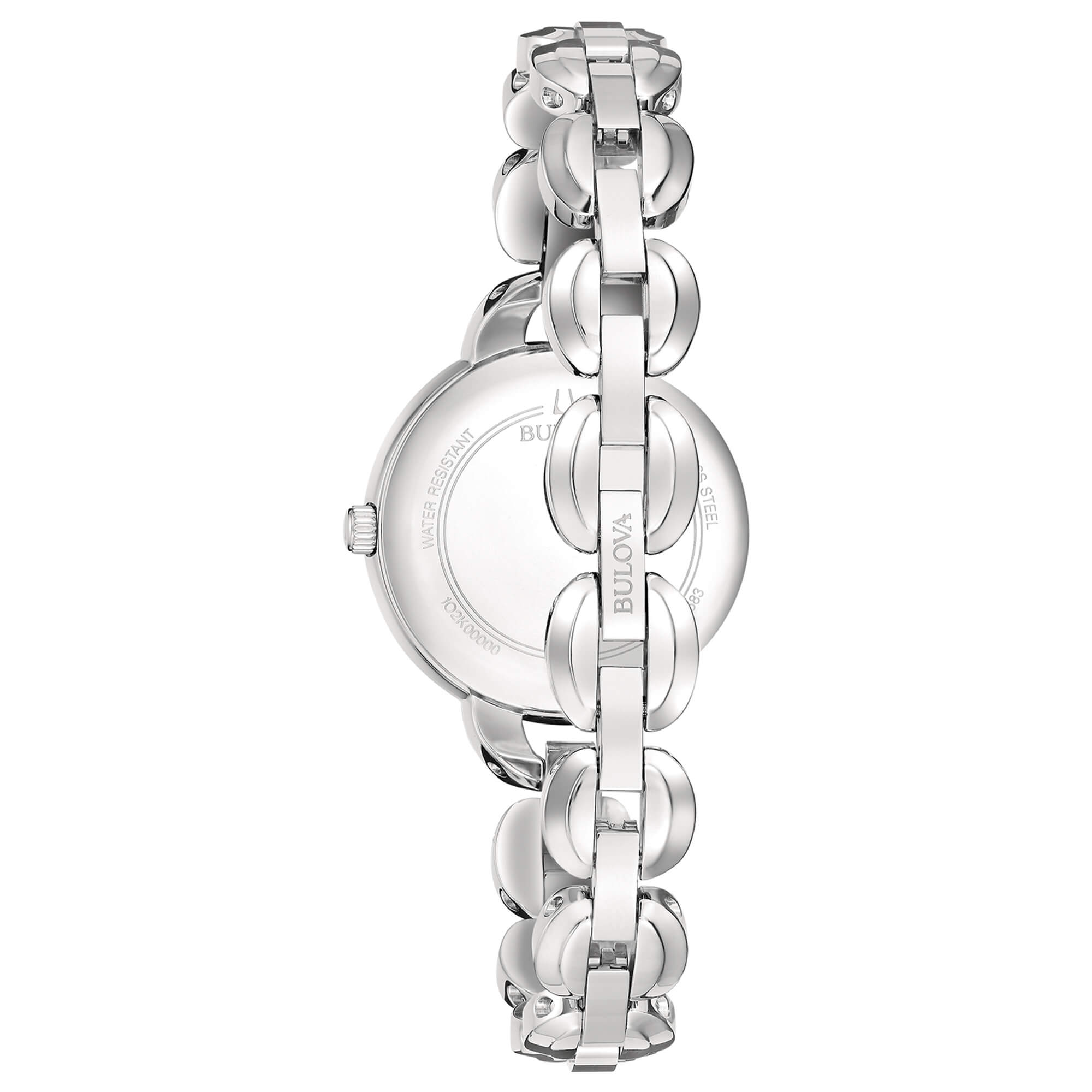 Orologio Donna Bulova Quarzo Solo Tempo Classic lady Madreperla Acciaio Diamanti 96P230