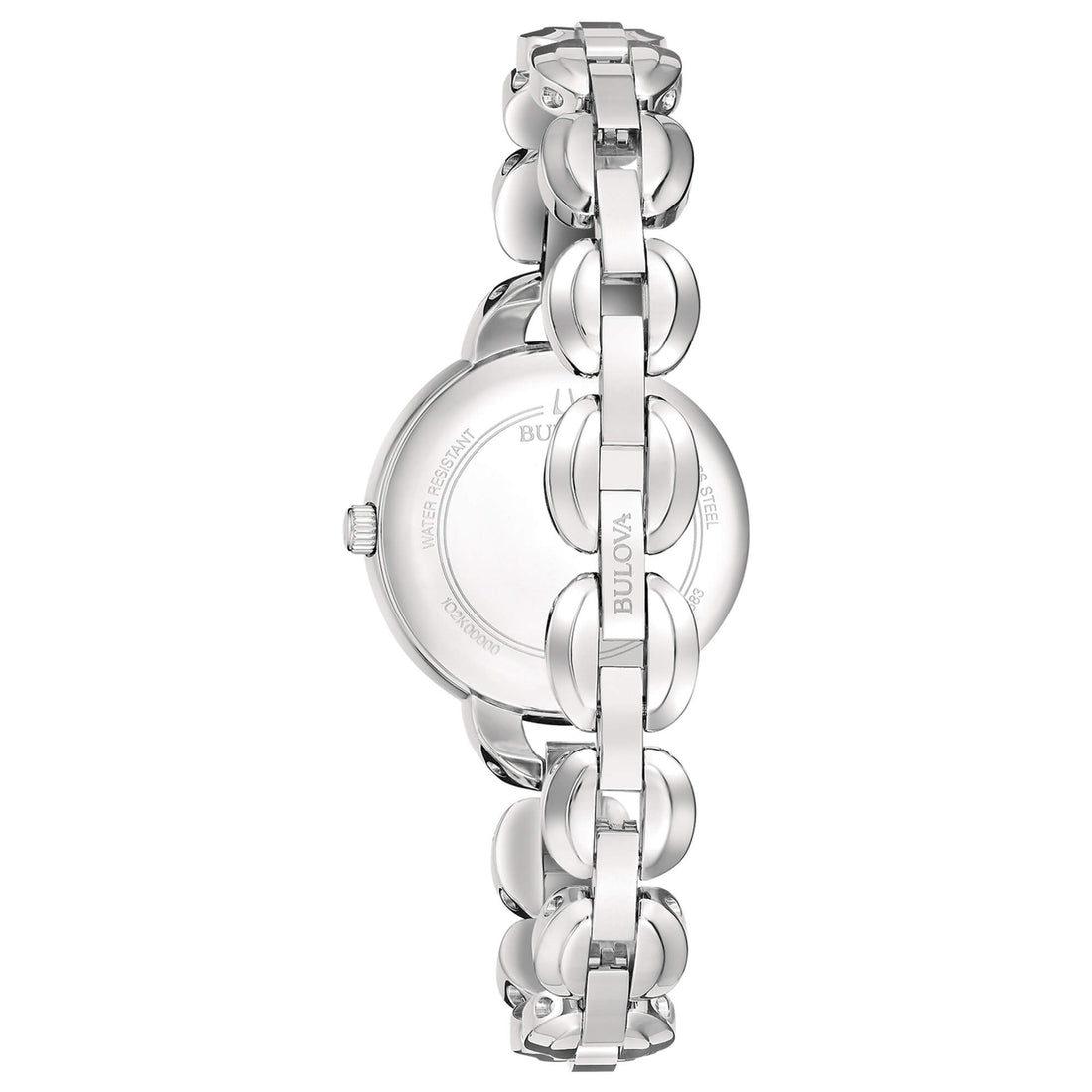Orologio Donna Bulova Quarzo Solo Tempo Classic lady Madreperla Acciaio Diamanti 96P230