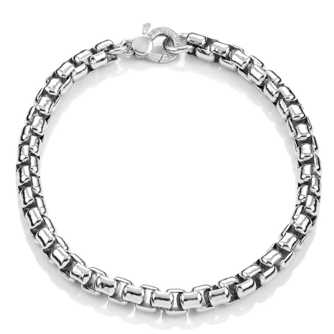 Bracciale Uomo Giovanni Raspini Argento 925 Maglia Forzatina Veneziana 09323L