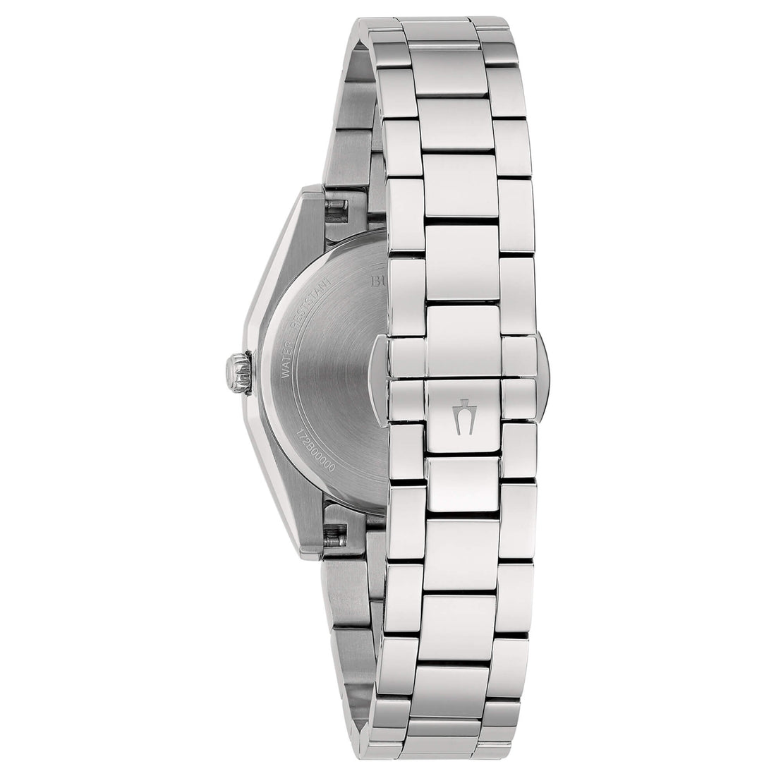 Orologio Donna Bulova Quarzo Solo Tempo Surveyor Acciaio Madreperla Diamanti 96P228