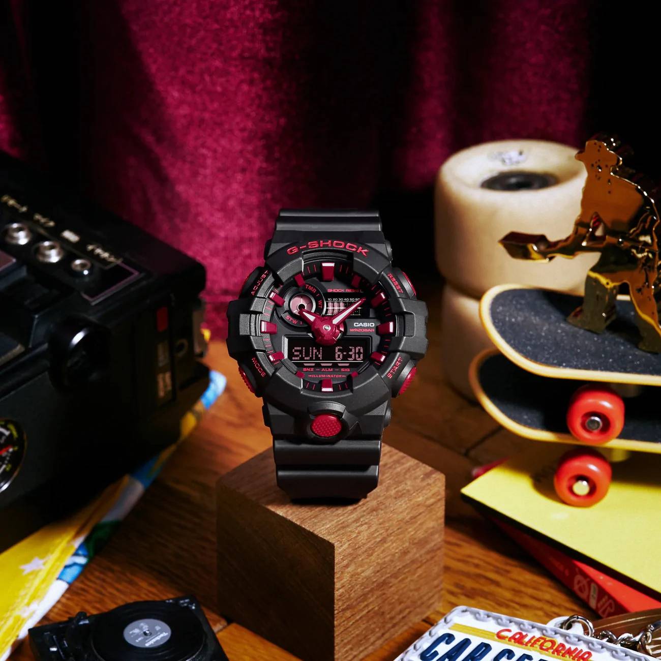 Orologio Uomo Casio G-SHOCK Quarzo Analogico Digitale Nero GA-700BNR-1AER