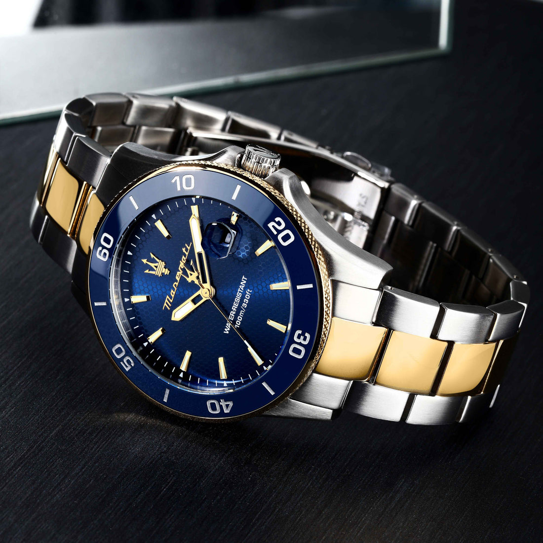 Special Box Orologio Bracciale Uomo Maserati Acciaio Bicolore Ceramica R8873600007