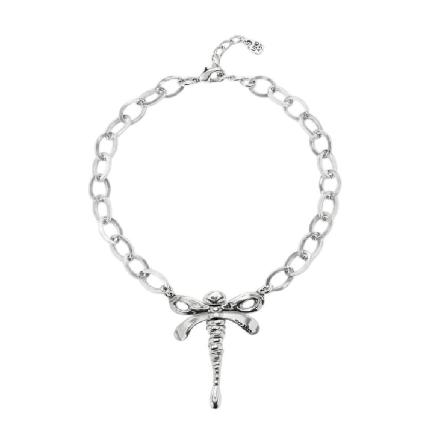 Collana Donna Uno De 50 Catena Placcata Argento Libellula COL1949MTL0000U