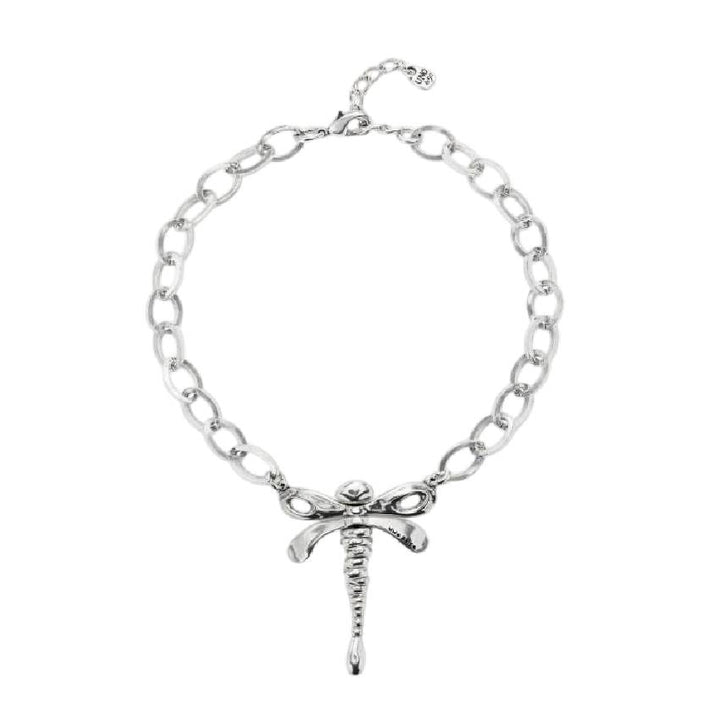Collana Donna Uno De 50 Catena Placcata Argento Libellula COL1949MTL0000U