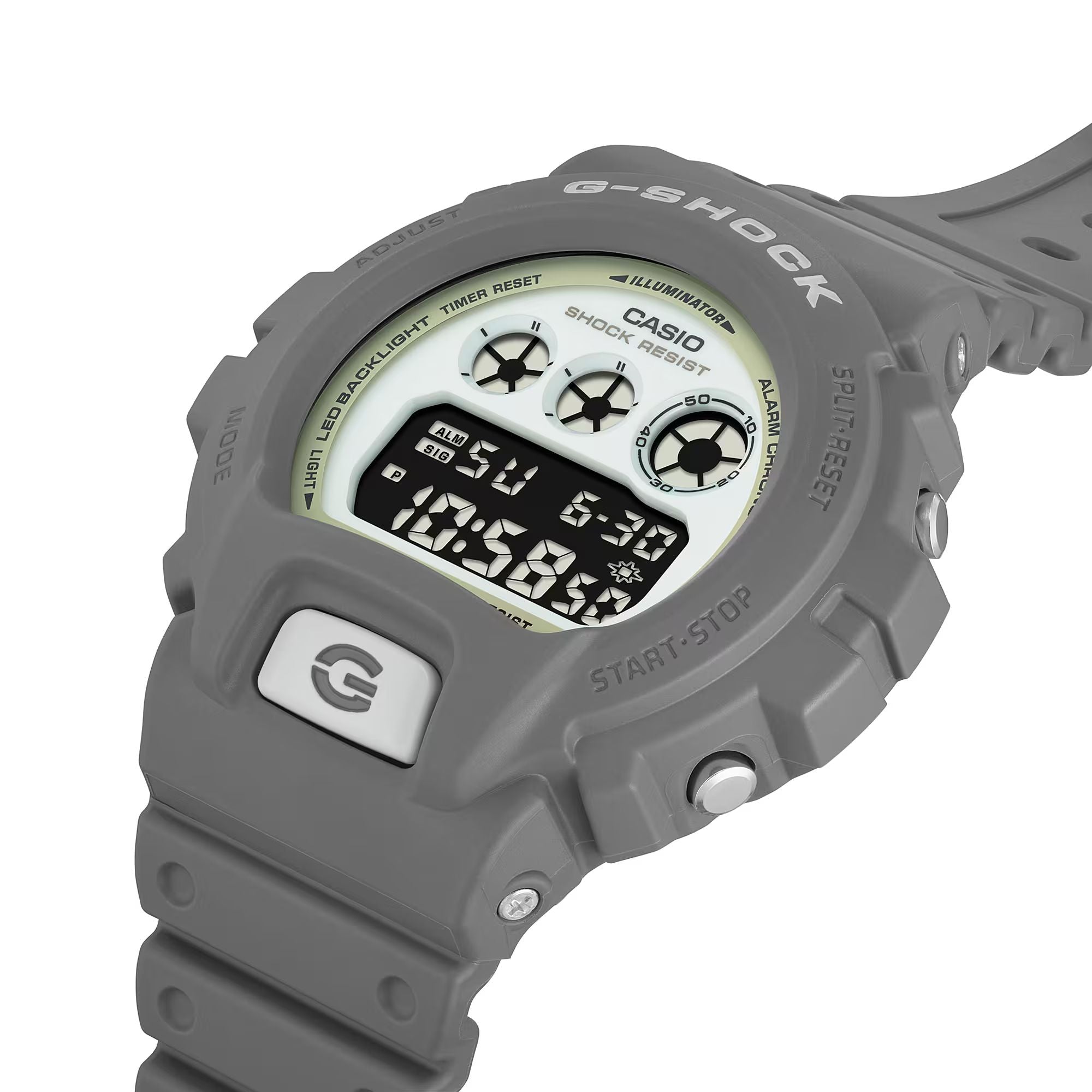 Orologio Uomo Casio G-SHOCK Quarzo Digitale Grigio Bianco DW-6900HD-8ER
