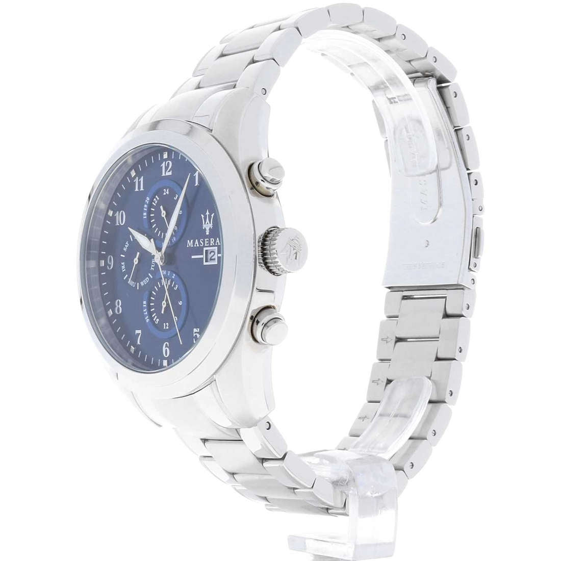 Orologio Uomo Acciaio Maserati traguardo Quarzo Cronografo R8853112505