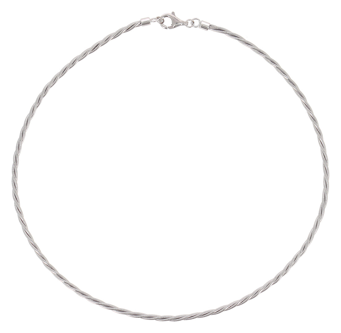 Collana Donna Pesavento Argento 925 Intrecciata Torchon WDNAG750
