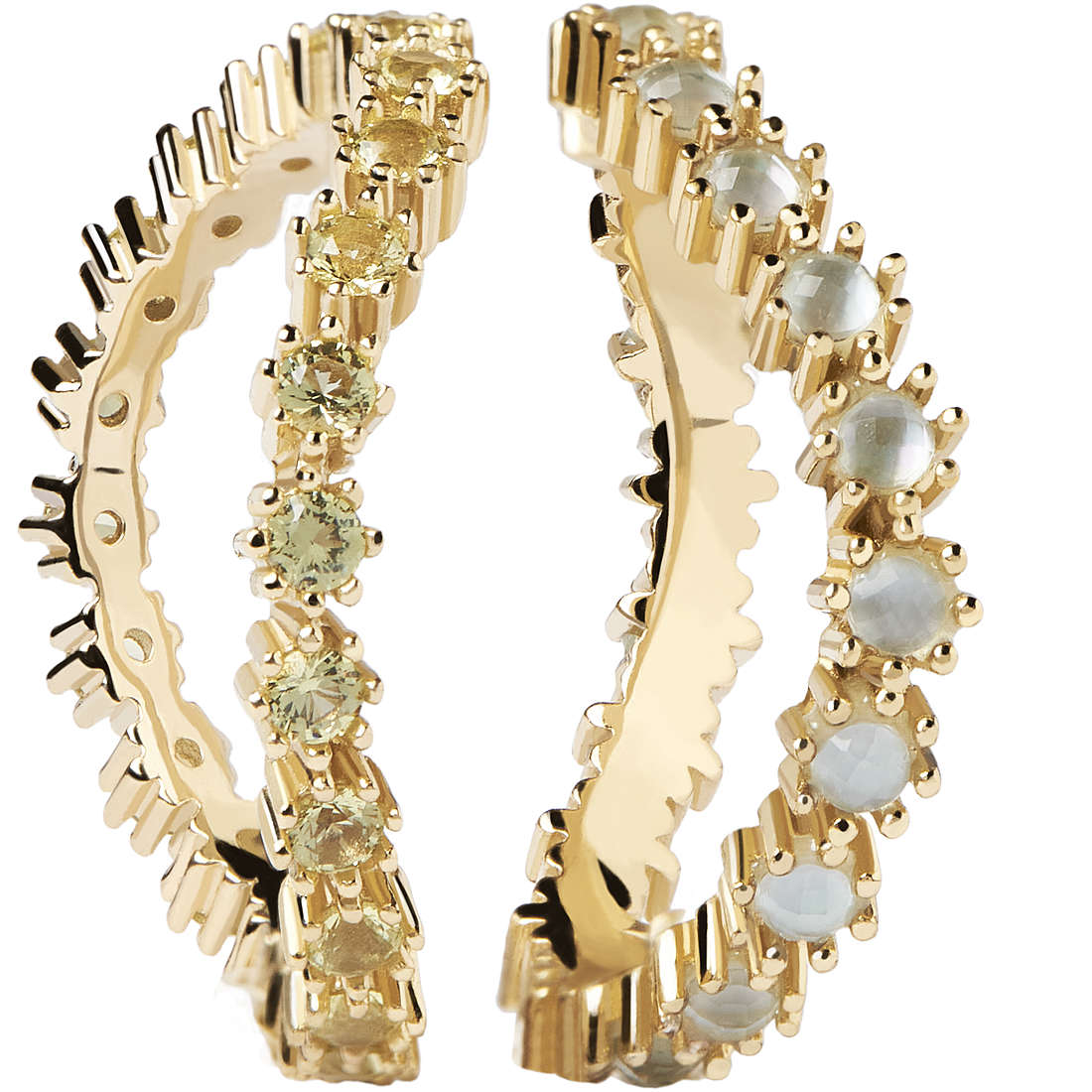 Anello Donna PDP Argento 925 Placcatura Oro motion AN01-460-16