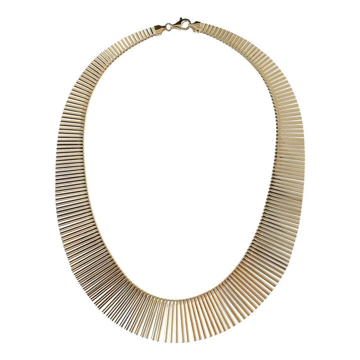 Collana Donna Etrusca Cleopatra Graduata Bronzo Dorato WSET00327.YG