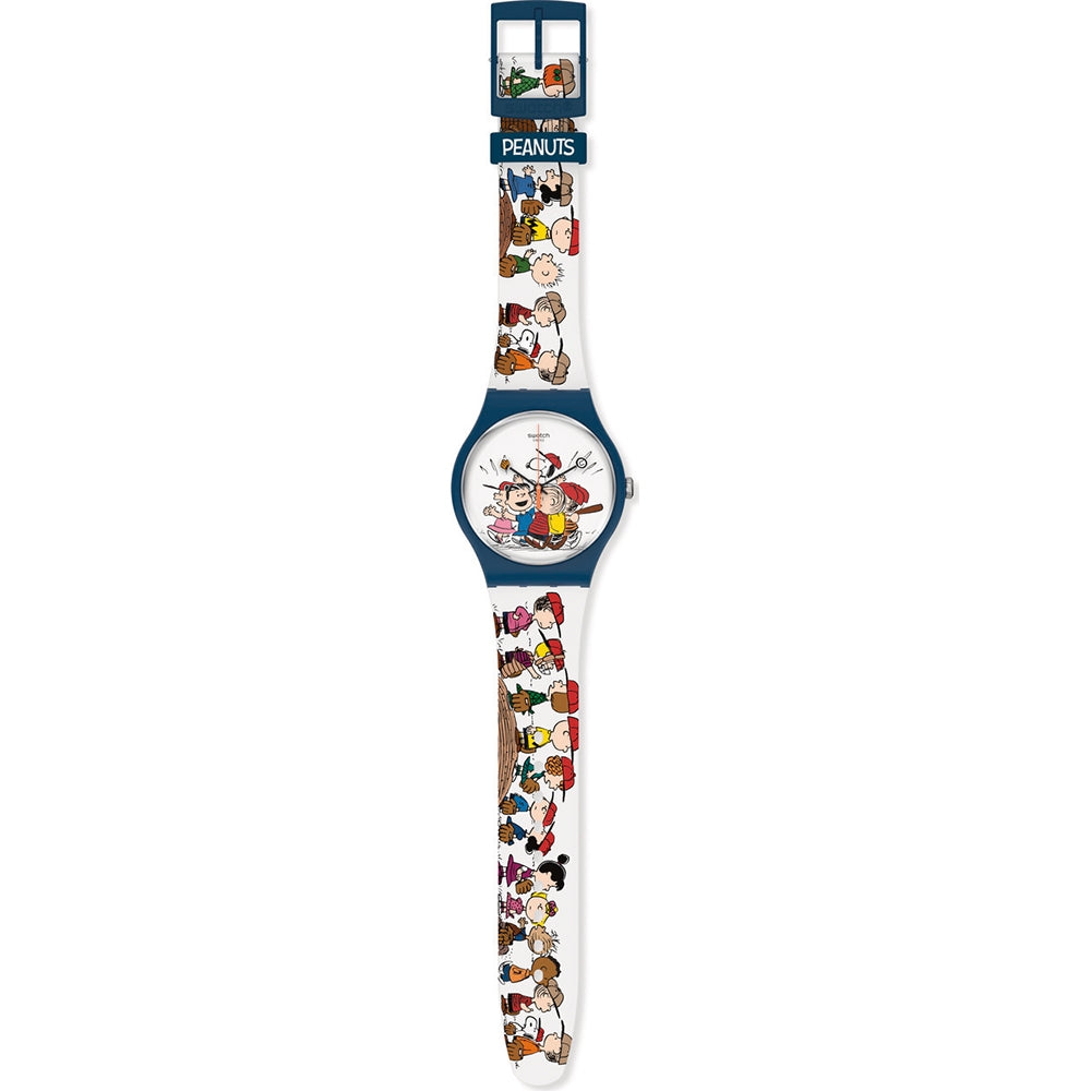Orologio Uomo Swatch Solo Tempo Peanuts SO29Z107