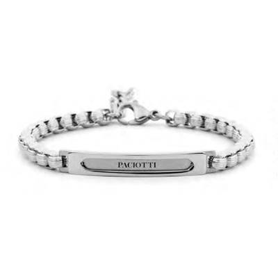 Bracciale Uomo 4US Cesare Paciotti Acciaio Targhetta 4UBR7960