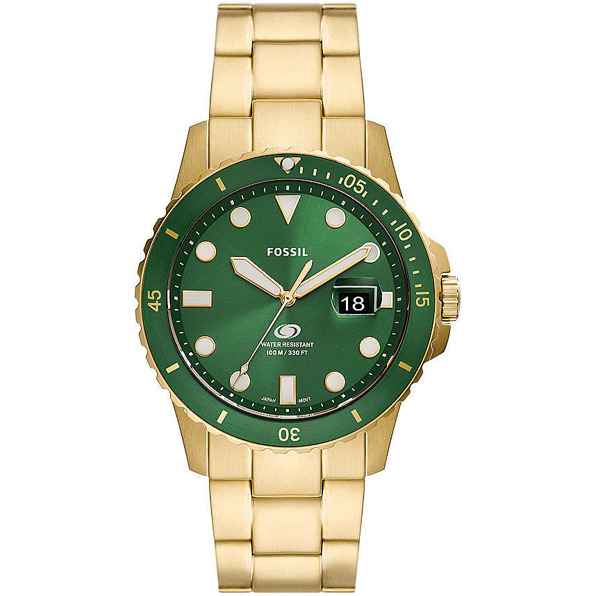 Orologio Fossil Uomo Quarzo Solo Tempo Acciaio Dorato