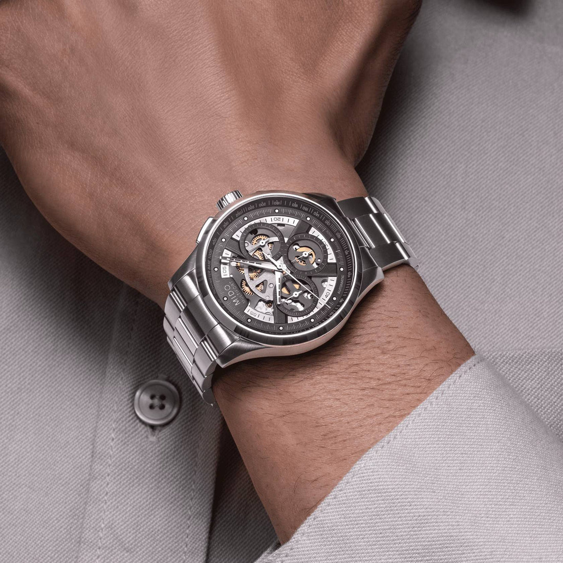 Orologio Uomo Mido Automatico Multifort Skeleton M0386621106000