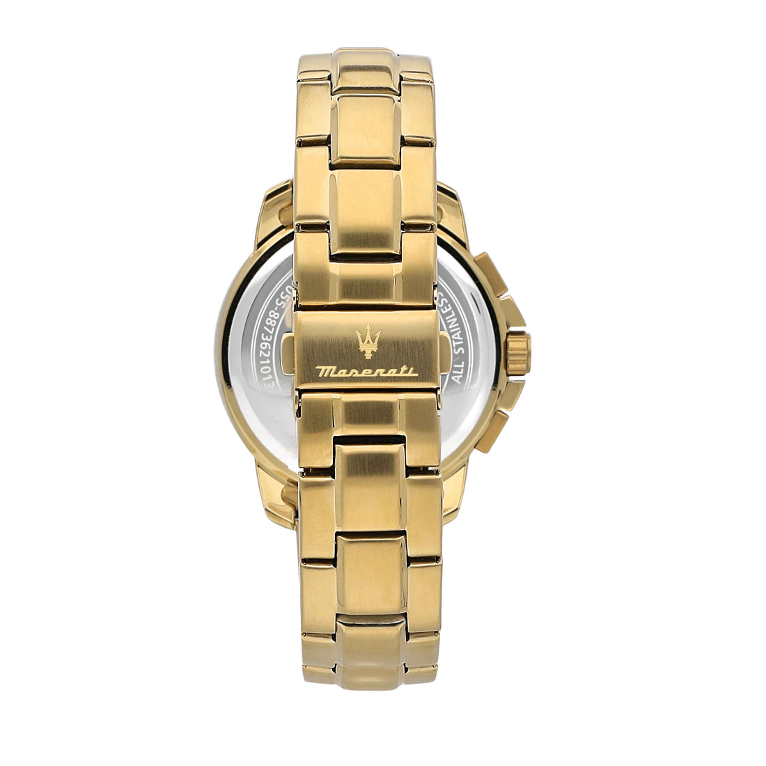 Orologio Uomo Maserati Acciaio Dorato Quarzo Cronografo Data Nero R8873621013