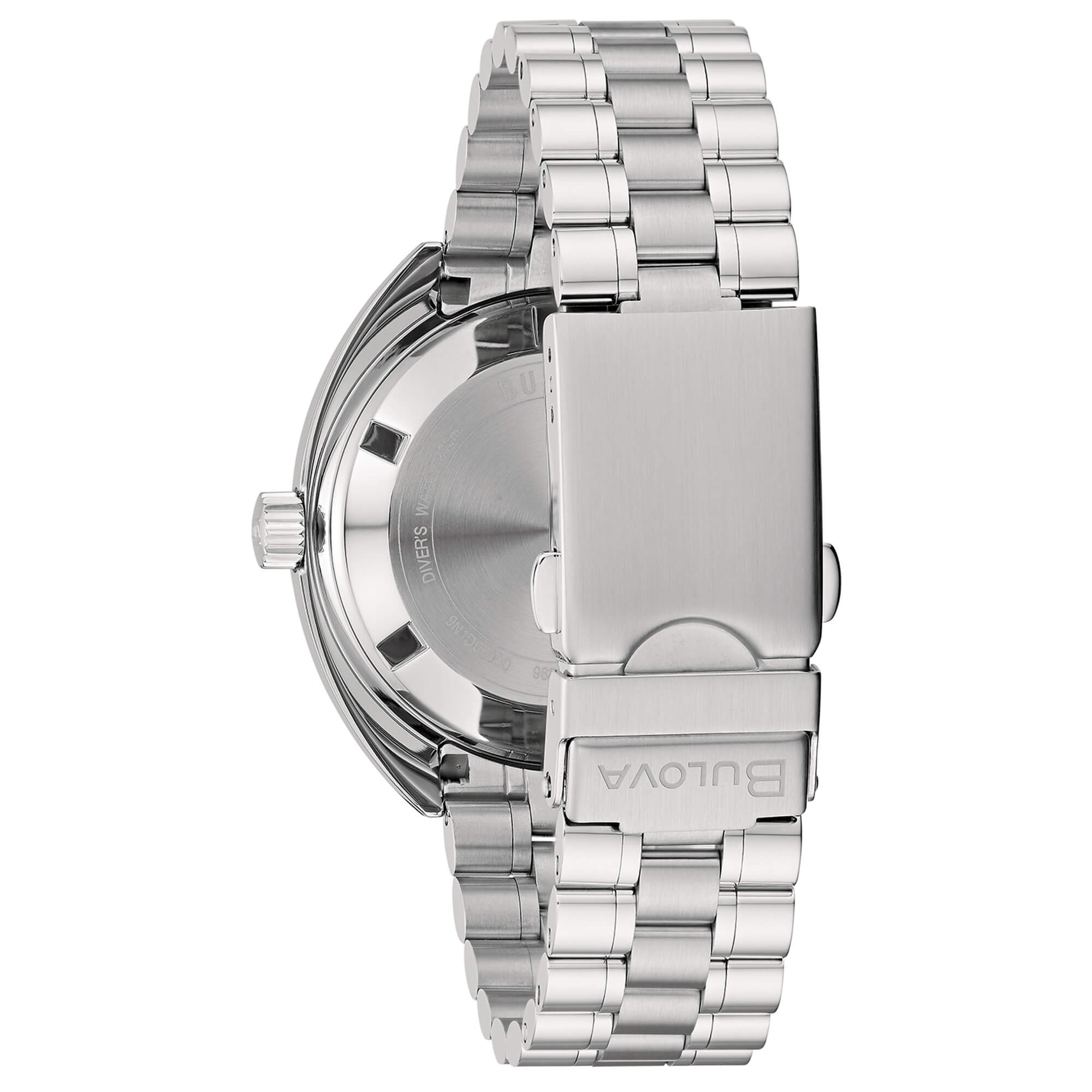 Orologio Uomo Bulova Automatico Oceangrapher Acciaio Snorkel Nero 96B344