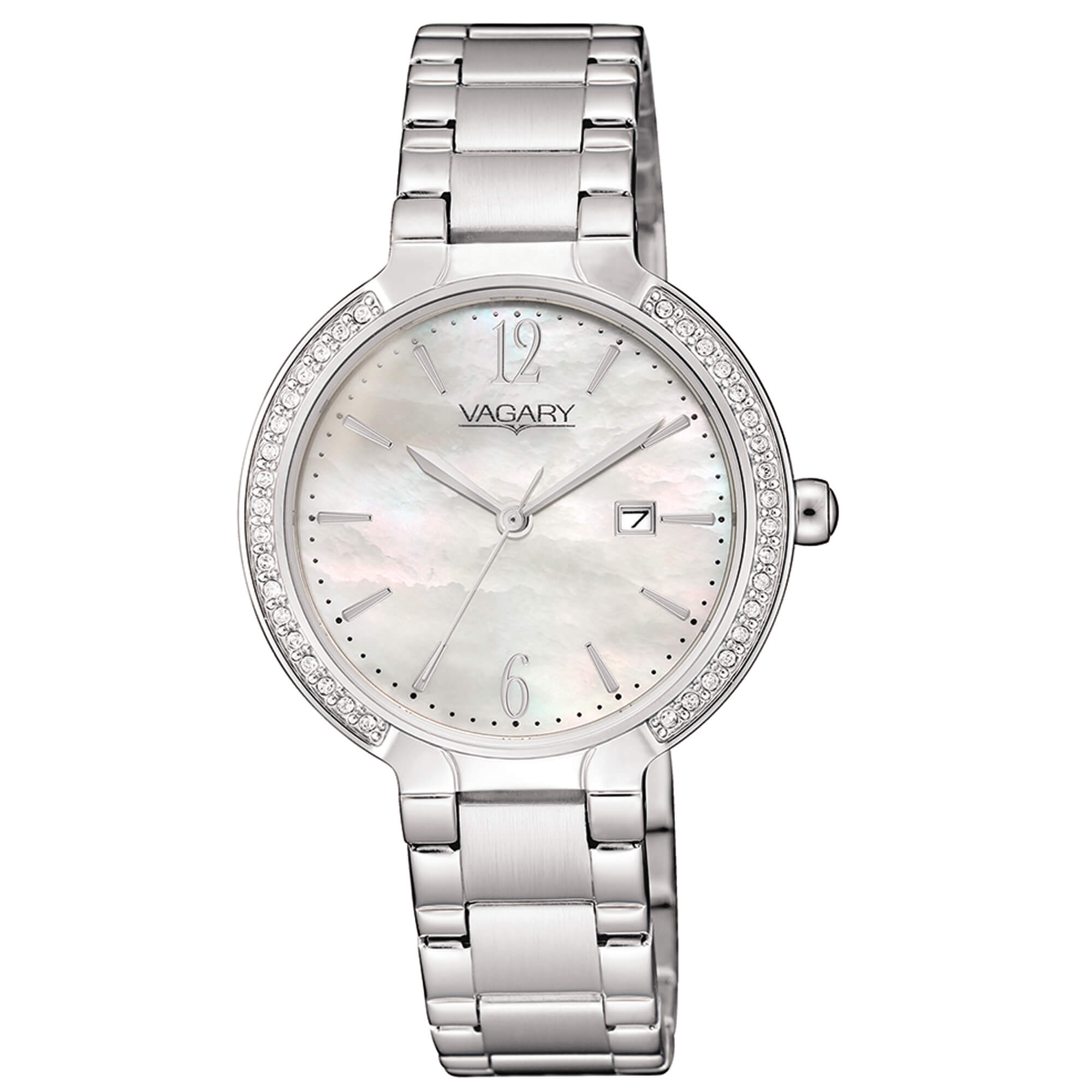 Orologio Donna Vagary Acciaio Quarzo Data Madreperla IU3-011-11