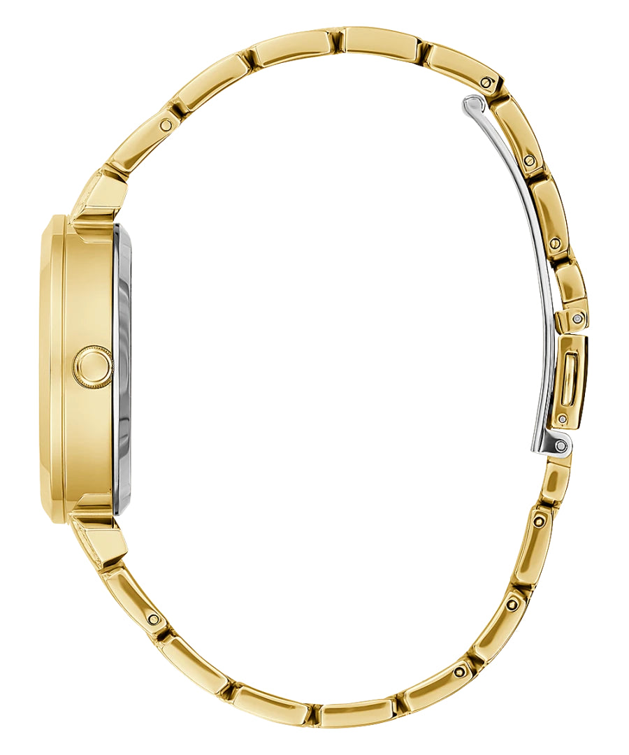 Orologio Donna Guess Quarzo Solo Tempo Zirconi Acciaio Dorato GW0470L2
