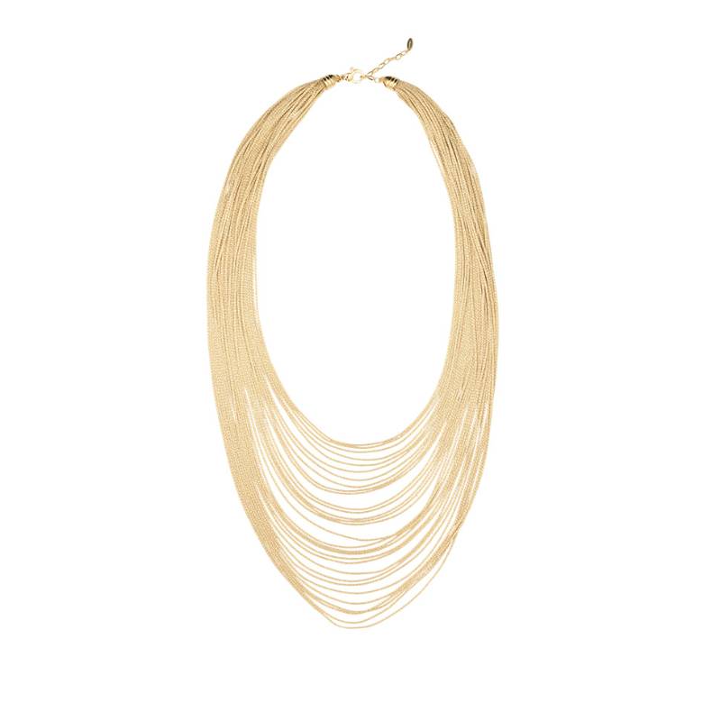 Collana Donna Borsari Rugiada Argento 925 Filato Metallico Gold CL-RUG01SP