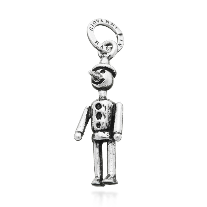 Charm Unisex Giovanni Raspini Argento 925 Ciondolo Pinocchio 06196
